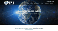 Desktop Screenshot of globalperformancesearch.com